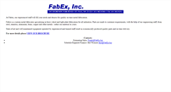 Desktop Screenshot of fabex.biz