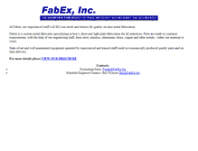 Tablet Screenshot of fabex.biz